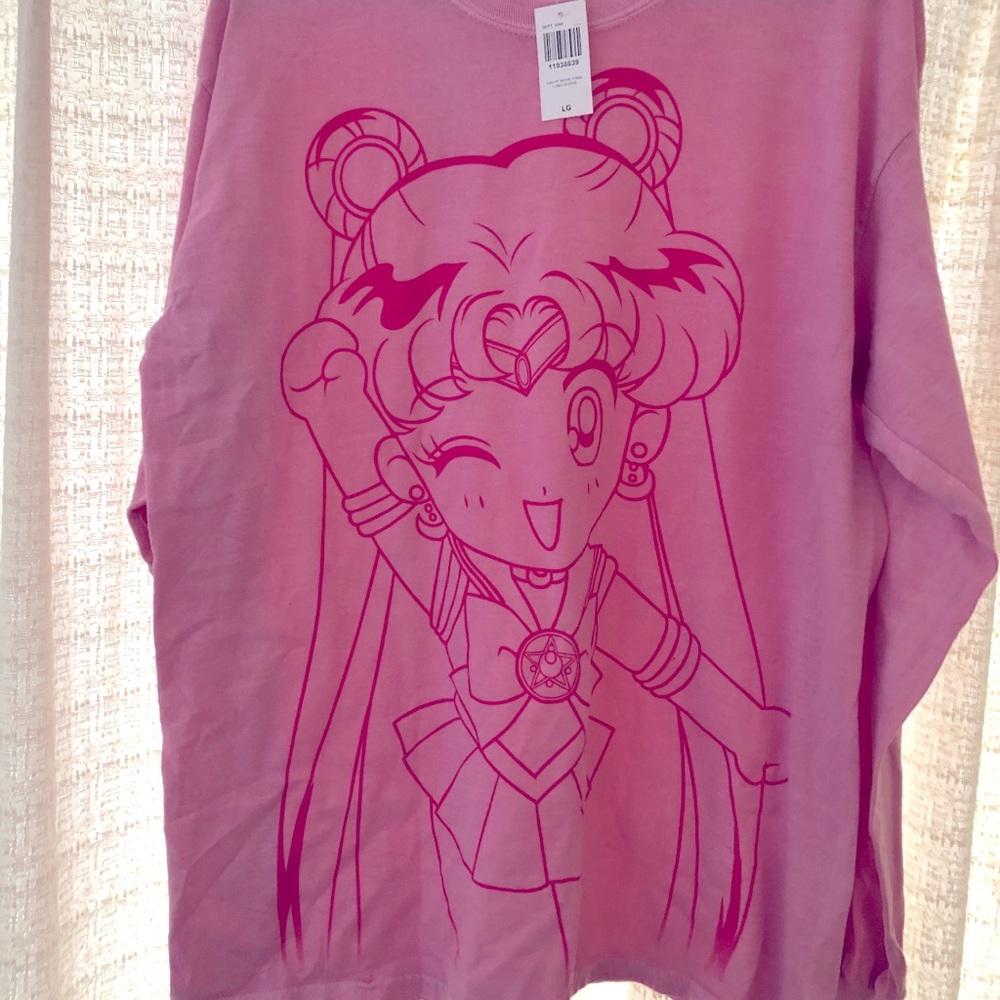 Sailor moon box lunch long sleeve thermal XL